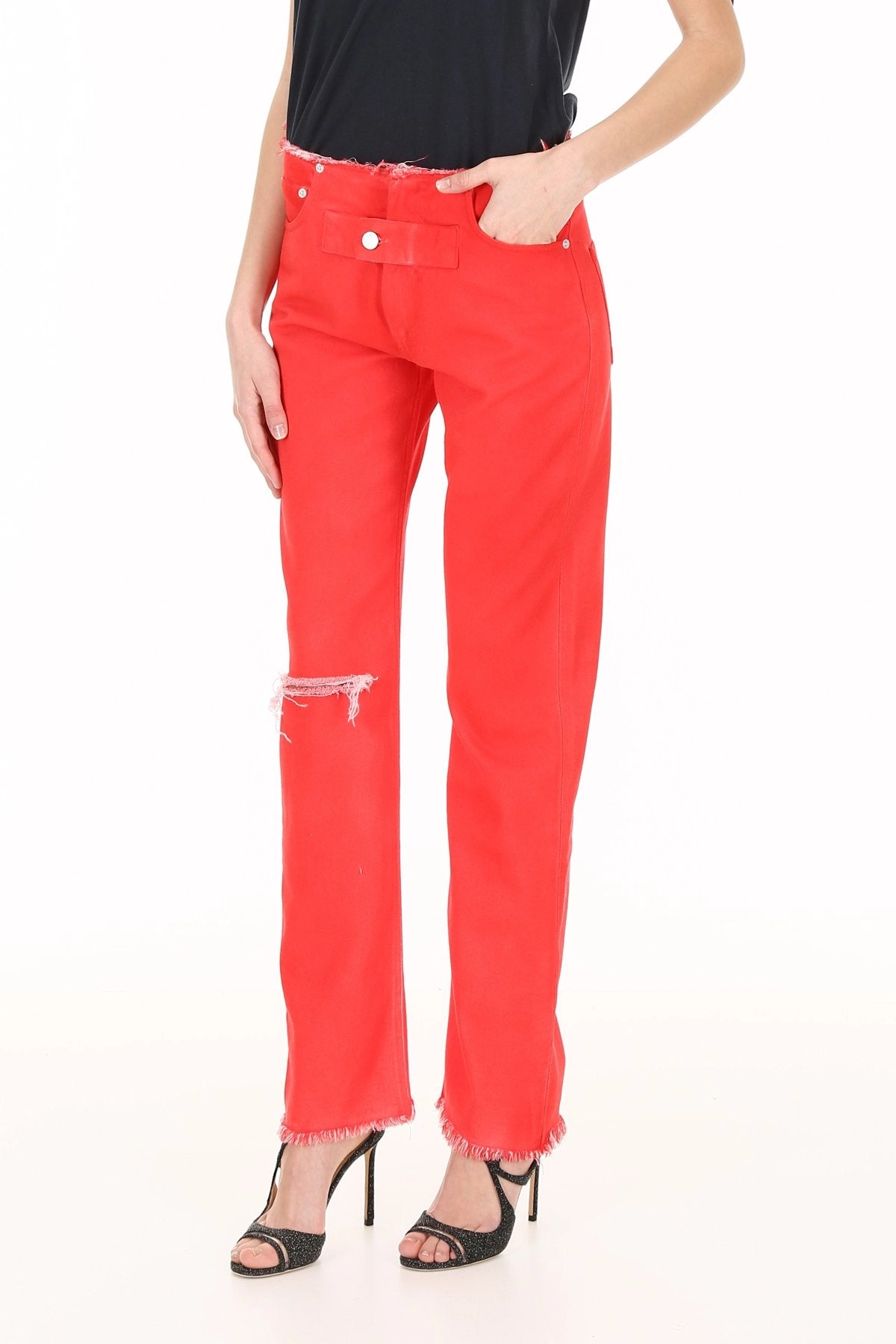1017 Alyx 9SM Distressed Straight Legged Trousers