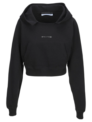 1017 ALYX 9SM Logo Print Square Neck Hoodie