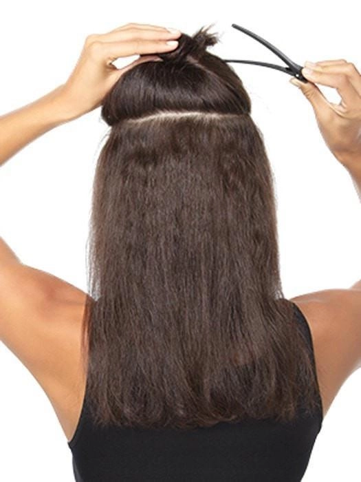 16" Remy Human Hair 5pc Extension Kit Hairpiece by Hairdo | Clip-In | Clearance Sale Open Box (Unworn - Like New)