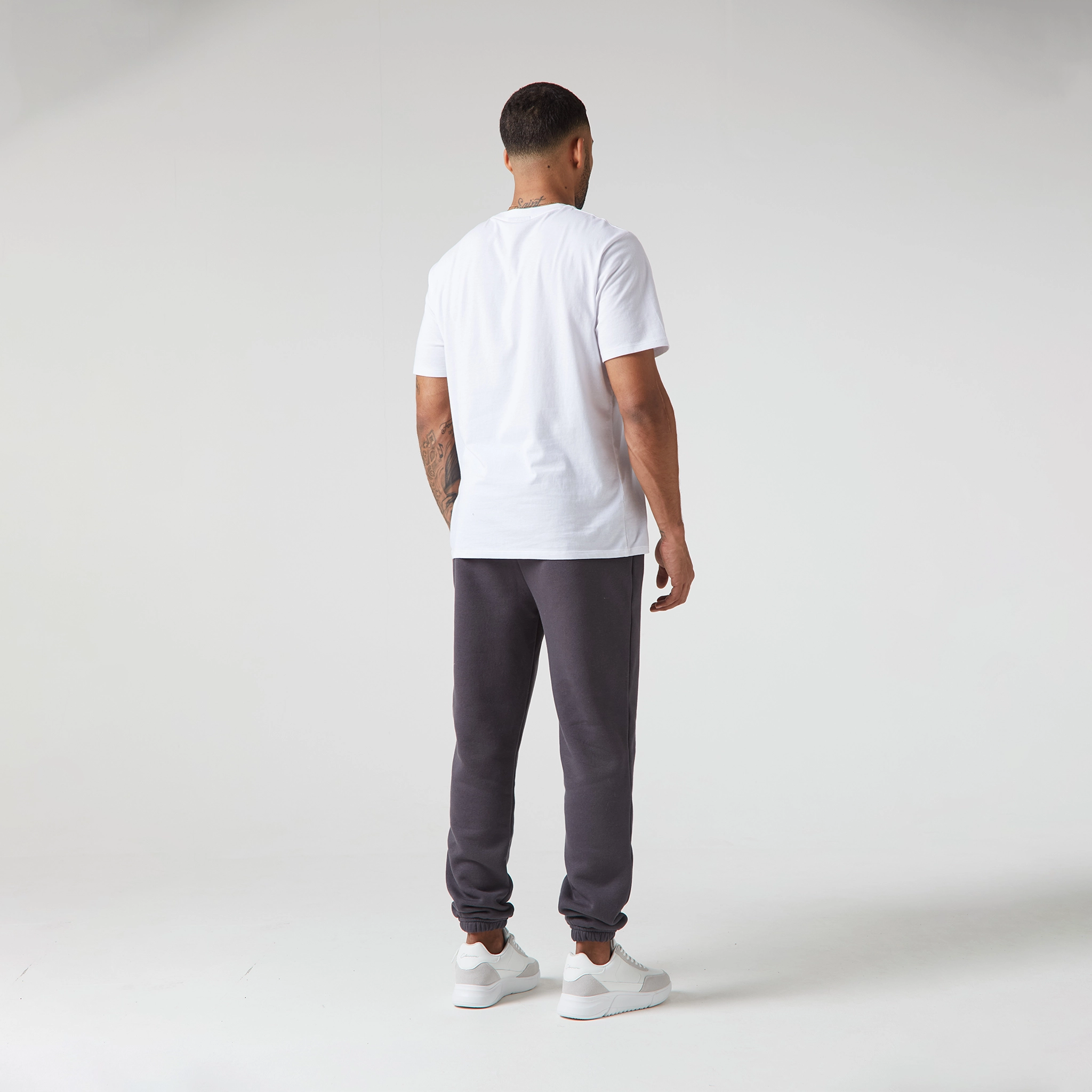 2-Pack Relaxed Fit Cuffed Joggers | Black Graphite
