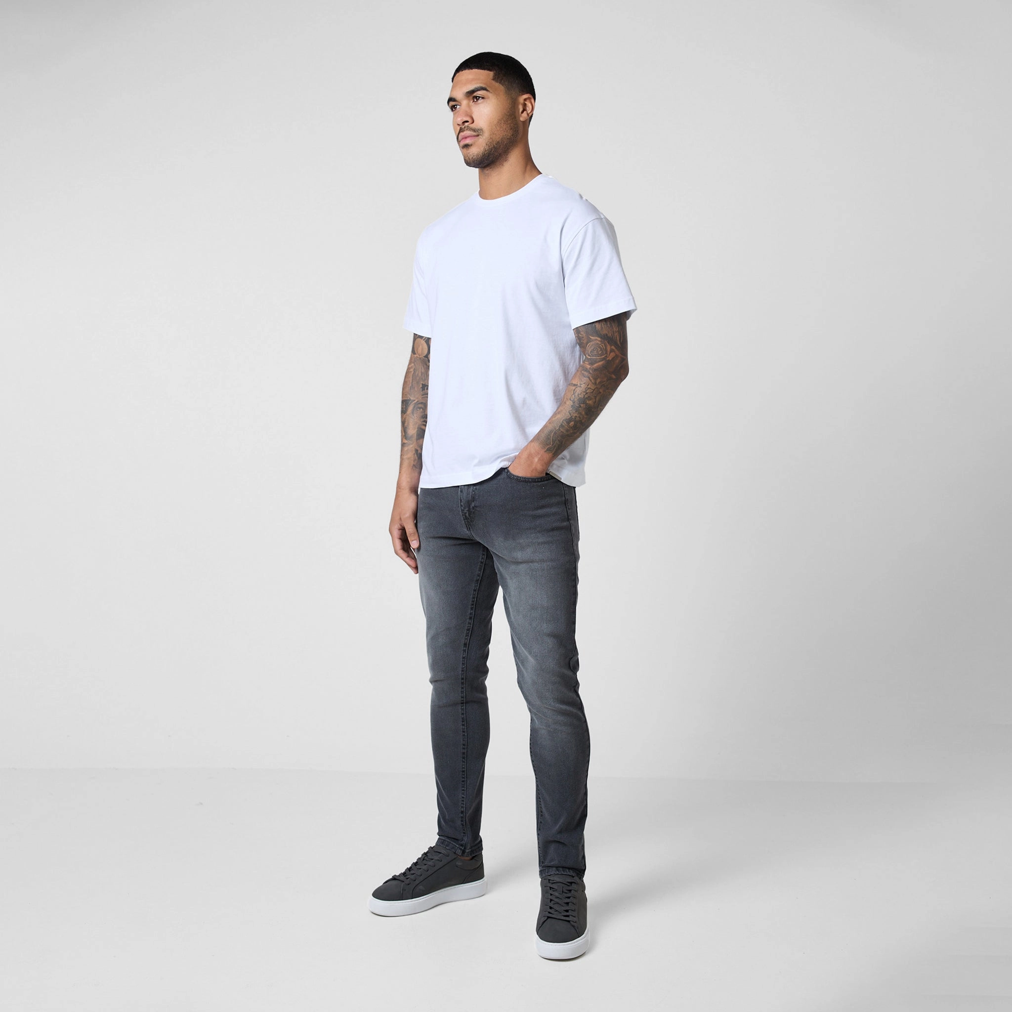 2-Pack Slim Fit Denim Jeans | Black Grey Wash