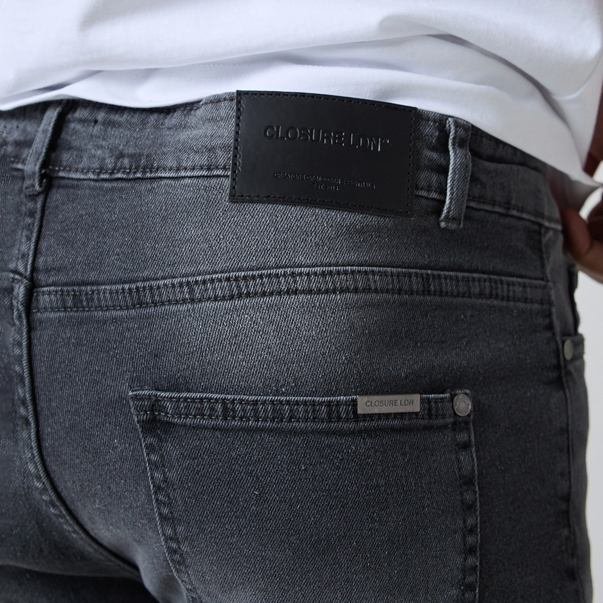2-Pack Slim Fit Denim Jeans | Black Grey Wash
