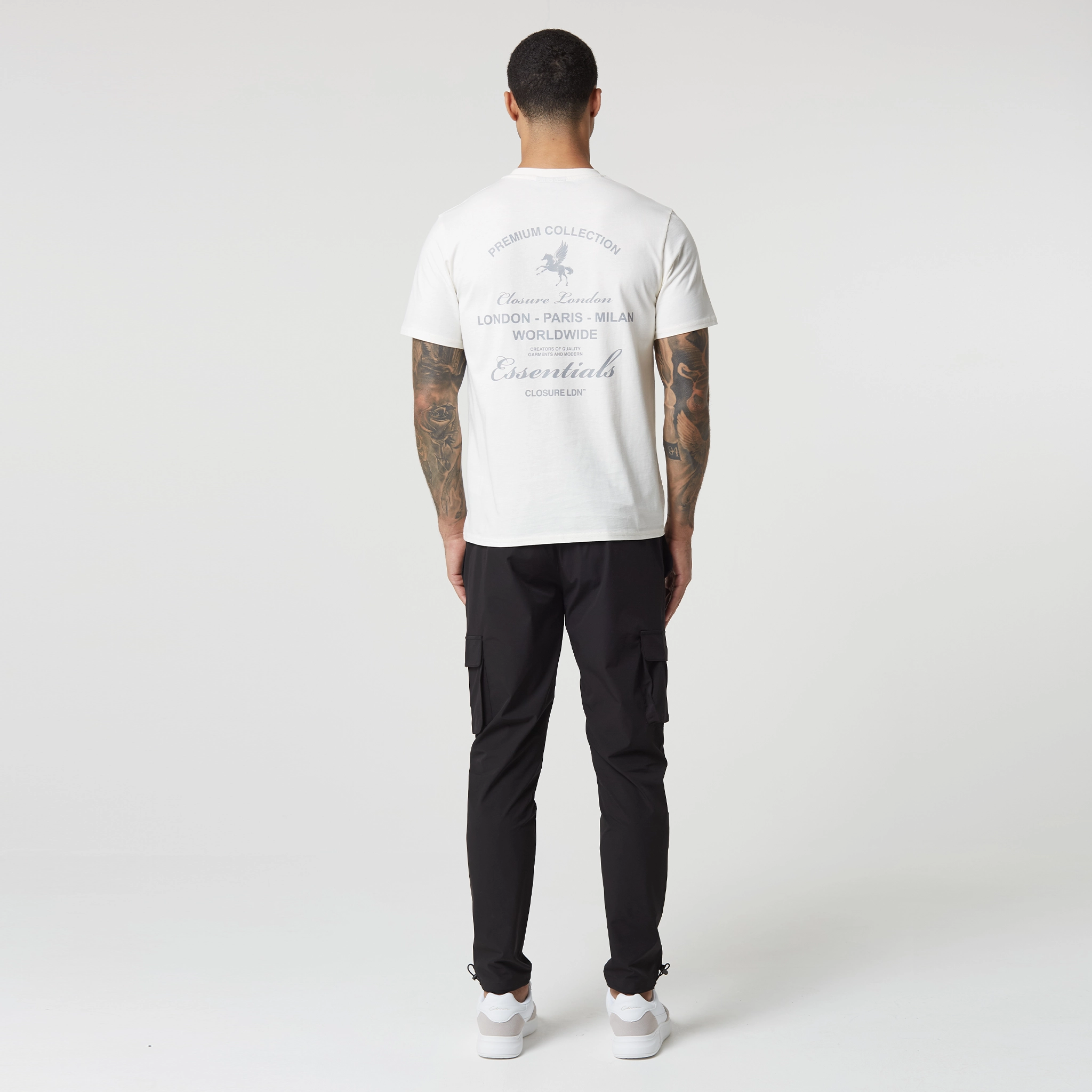 2-Pack Stretch Tech Cargo Pants | Black / Dark Grey