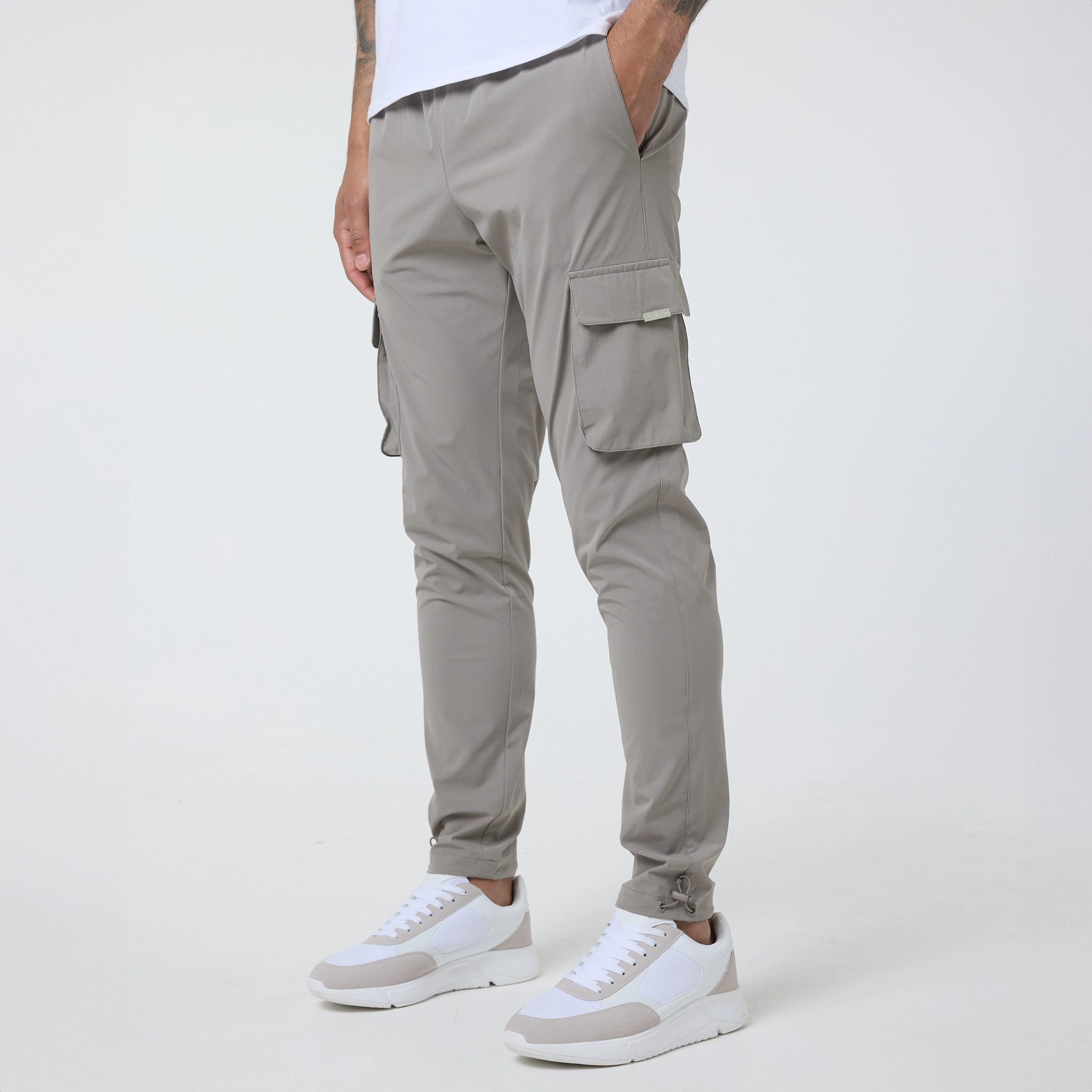 2-Pack Stretch Tech Cargo Pants | Dark Grey / Sand