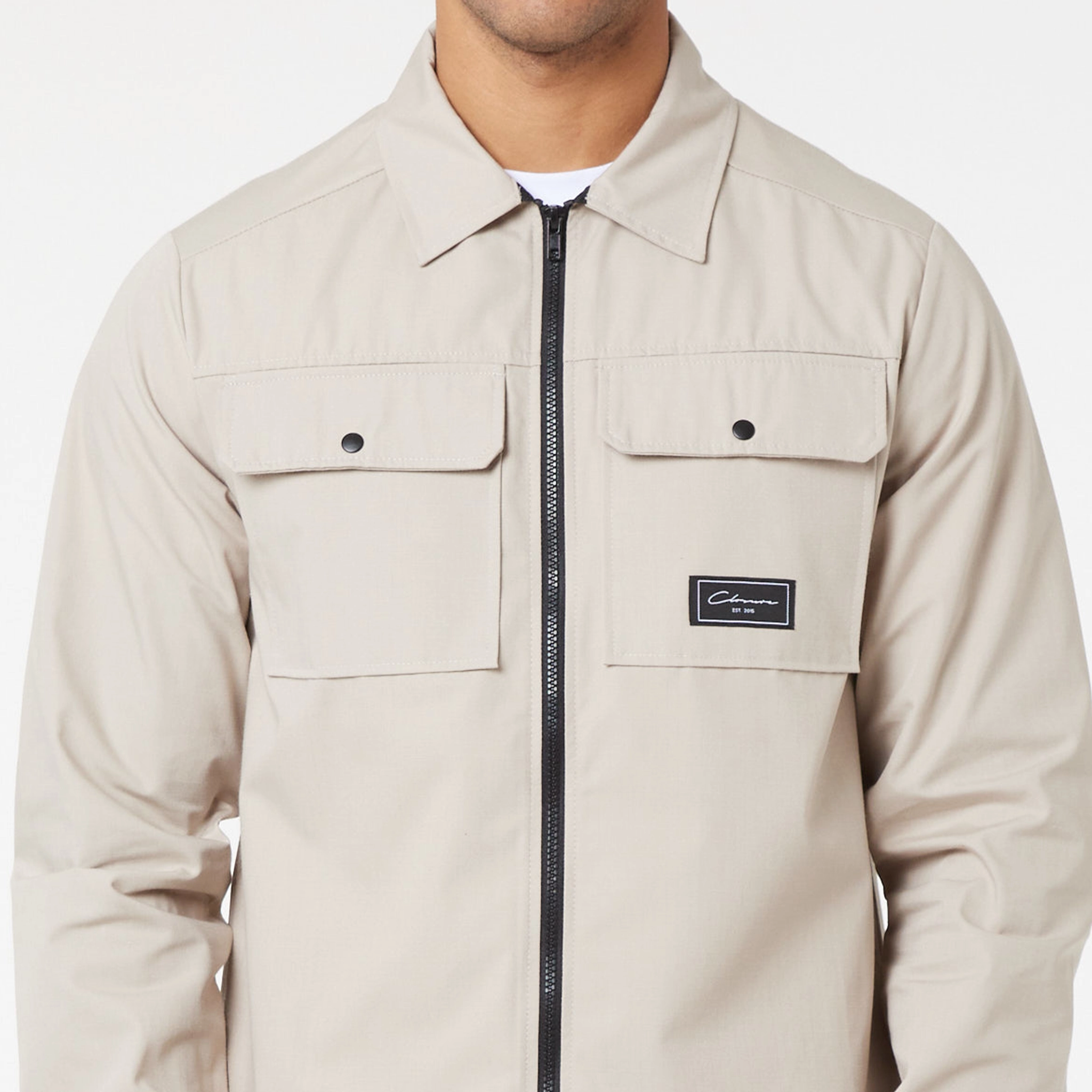 2-Pack Utility Overshirts | Greige / Olive