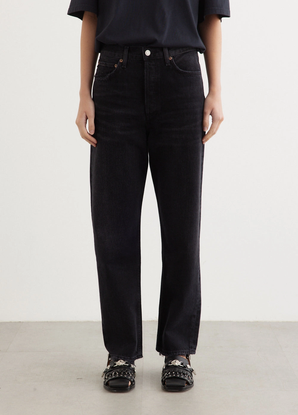 90's Mid Rise Straight Jeans