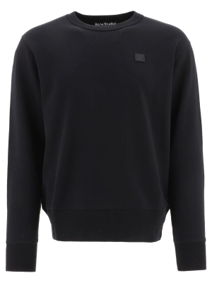 Acne Studios Logo Patch Crewneck Jumper