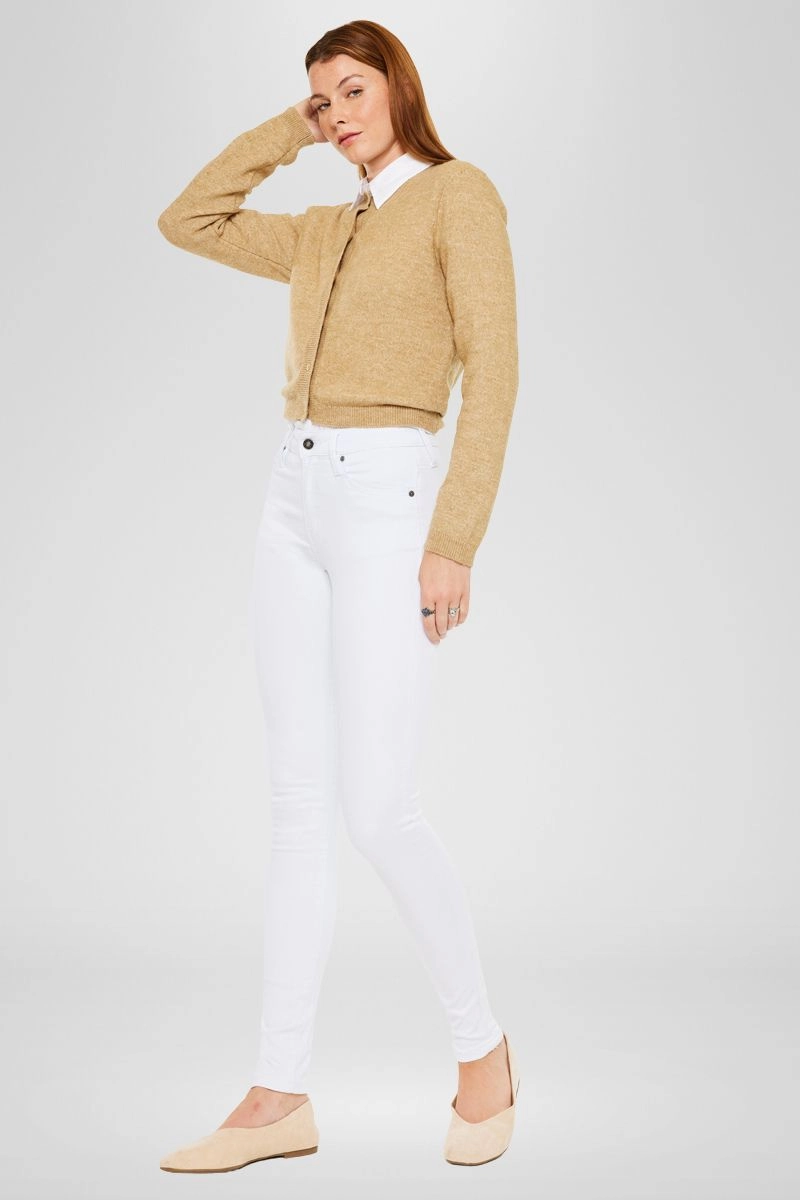 Alabaster High Rise Super Skinny Jeans