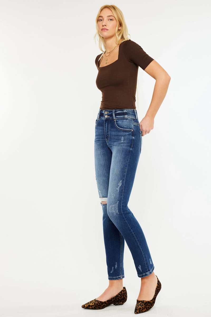 Alanis High Rise Straight Leg Jeans