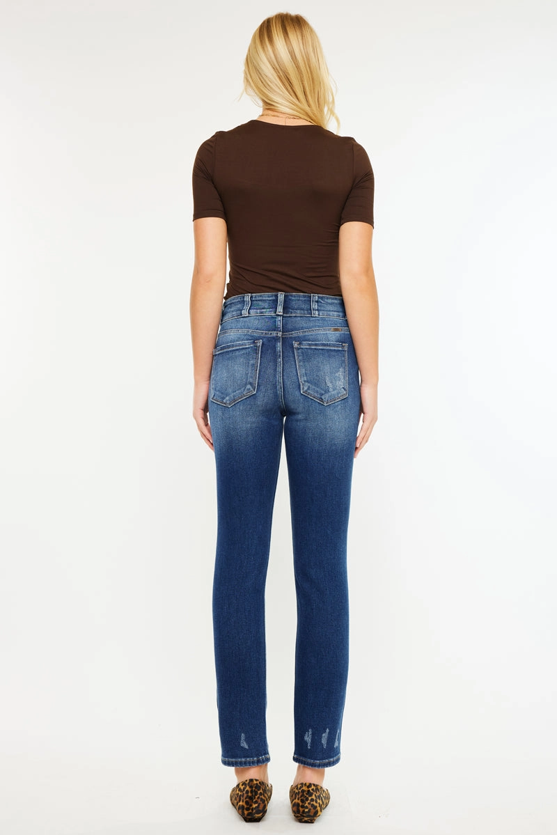 Alanis High Rise Straight Leg Jeans