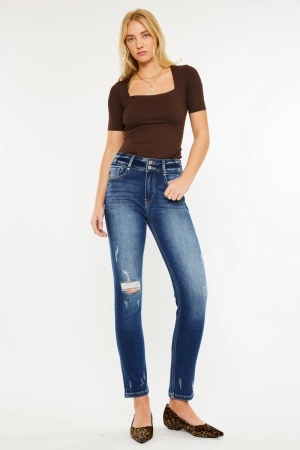 Alanis High Rise Straight Leg Jeans