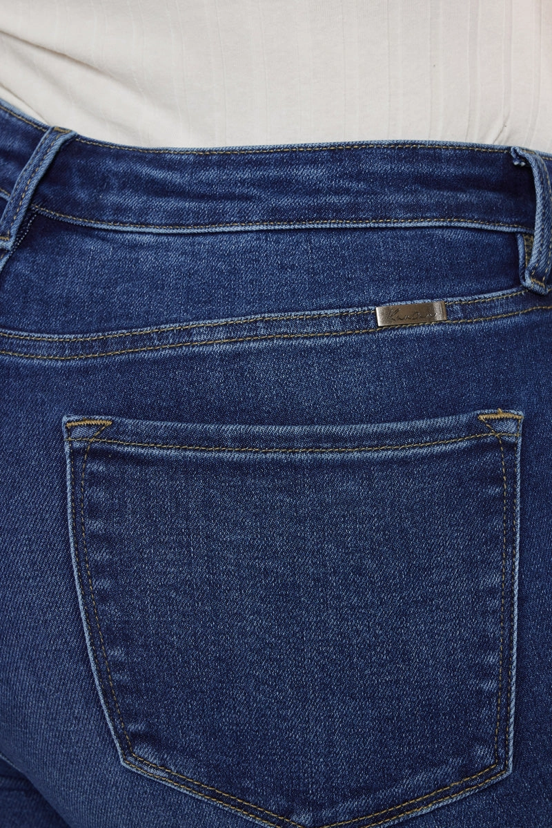 Alannah Essentials High Rise Slim Straight Leg Jeans (Plus Size)