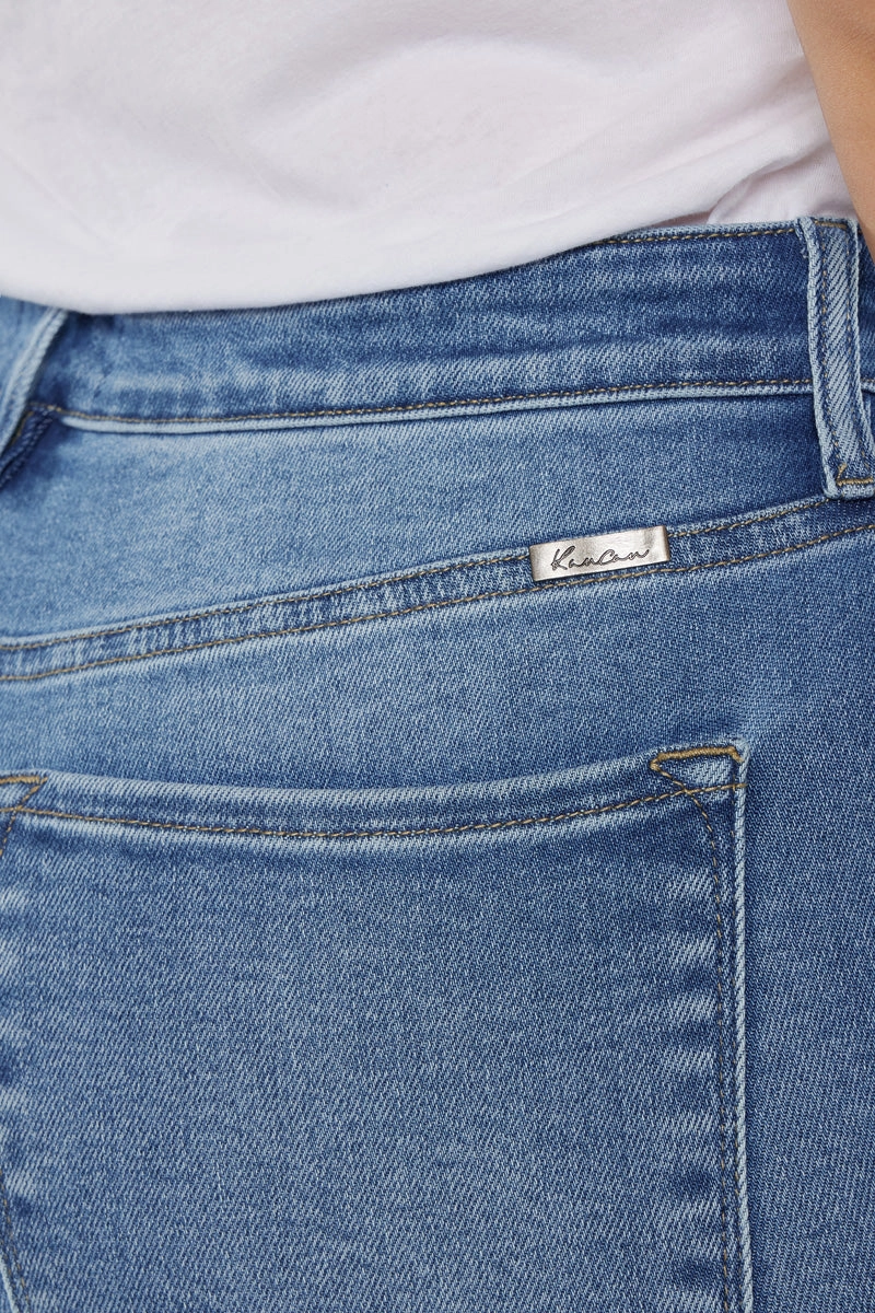 Alannah Essentials High Rise Slim Straight Leg Jeans (Plus Size)