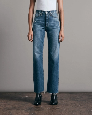 Alex High-Rise Straight Jeans