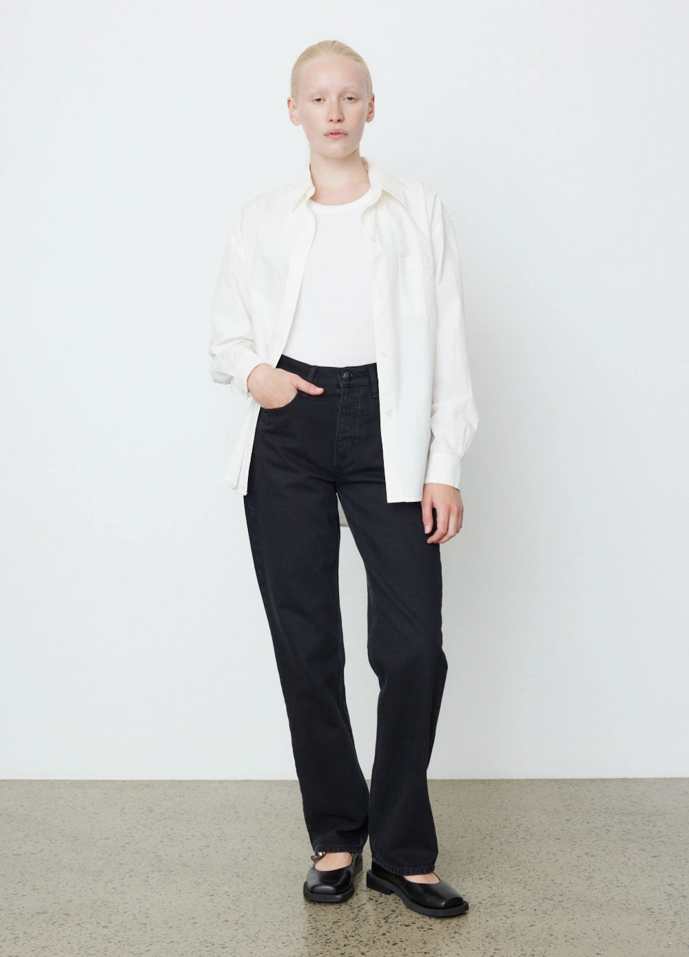 Alex High-Rise Straight Jeans