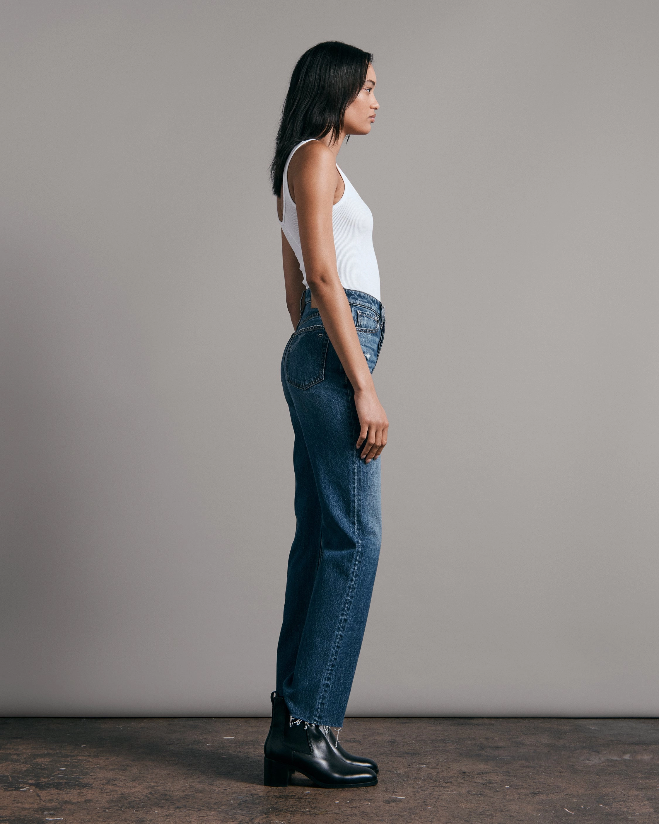 Alex High-Rise Straight Jeans