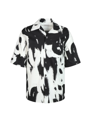 Alexander McQueen Printed Short-Sleeved Shirt
