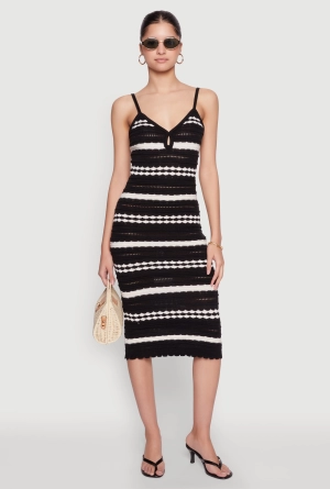 Almost Famous Striped Cami Dress