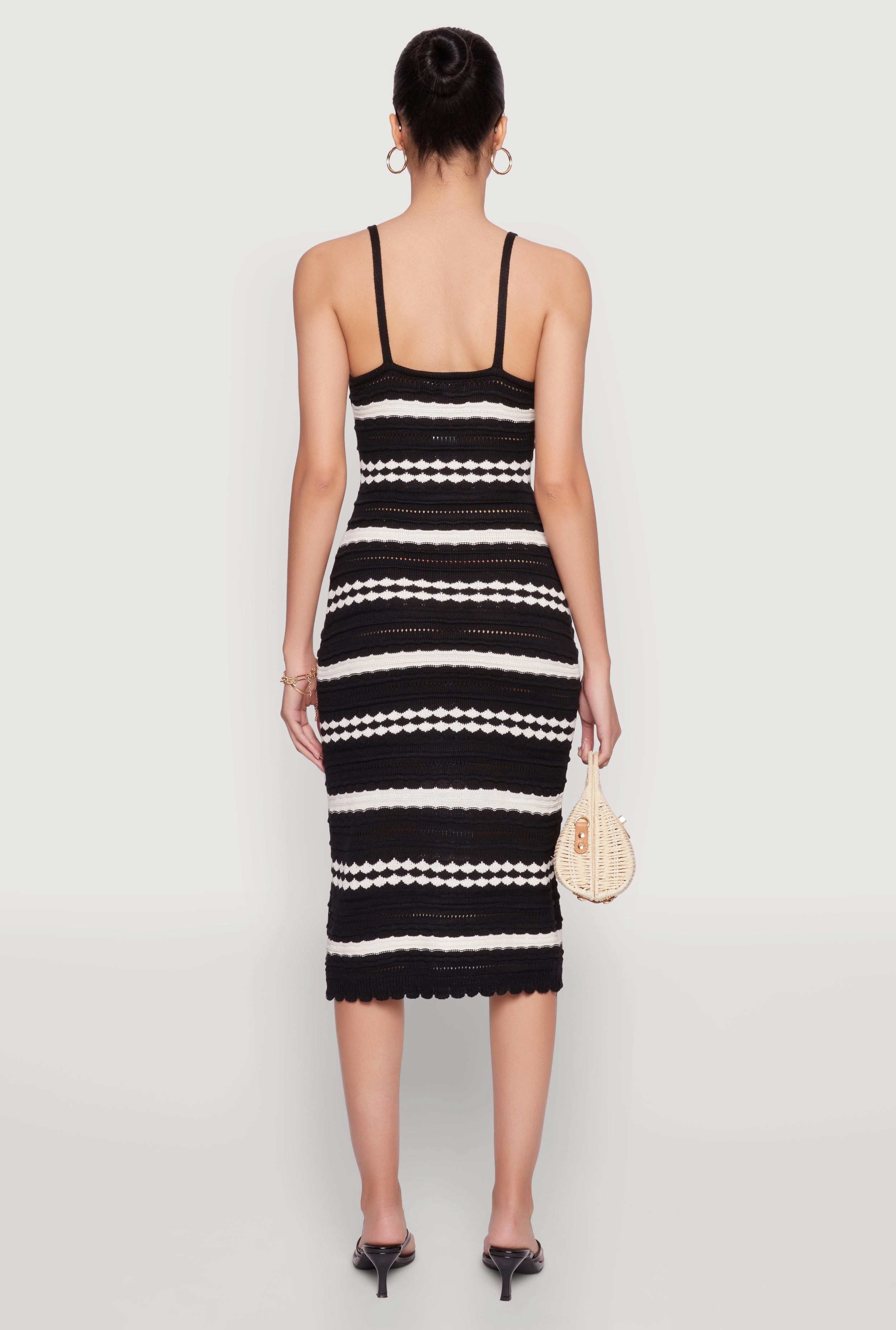 Almost Famous Striped Cami Dress