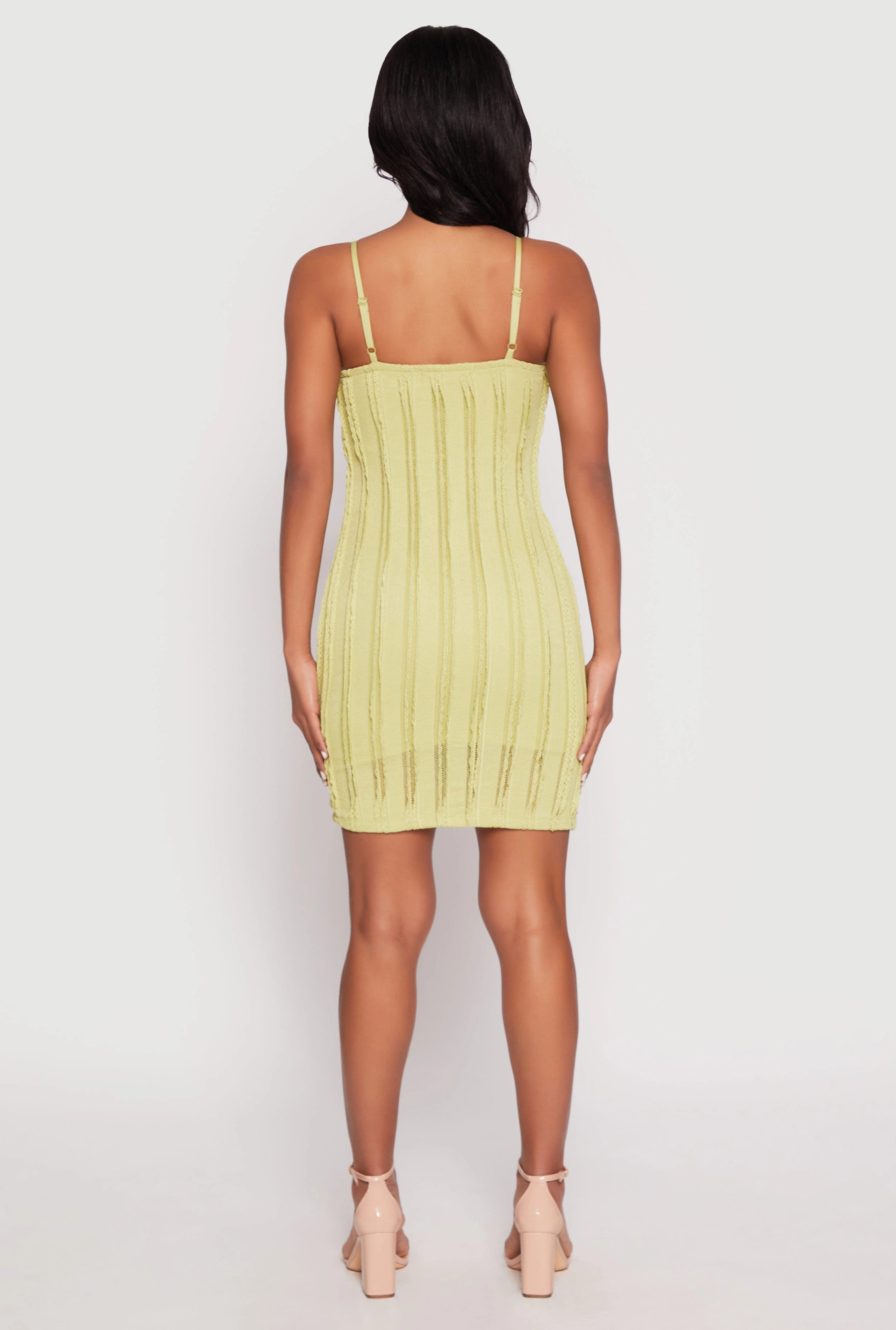 Almost Famous Sweetheart Tie Front Mini Dress