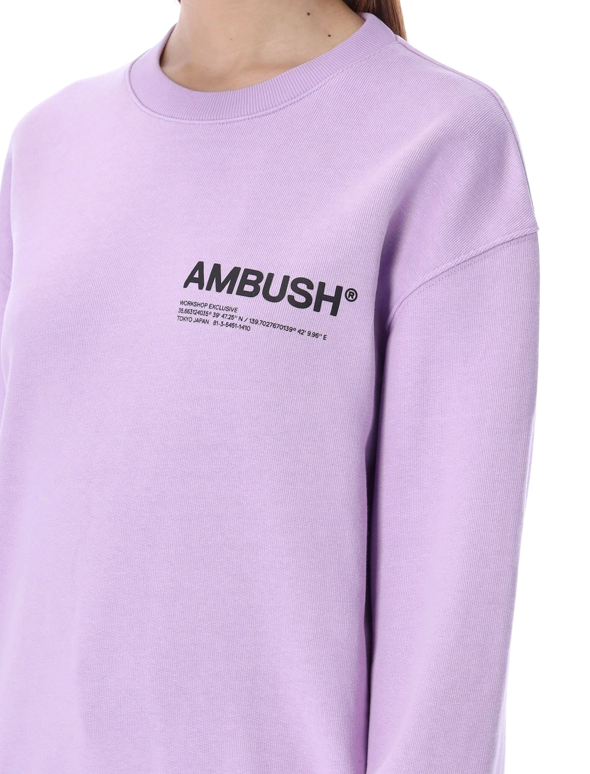 Ambush Logo Printed Crewneck Sweatshirt