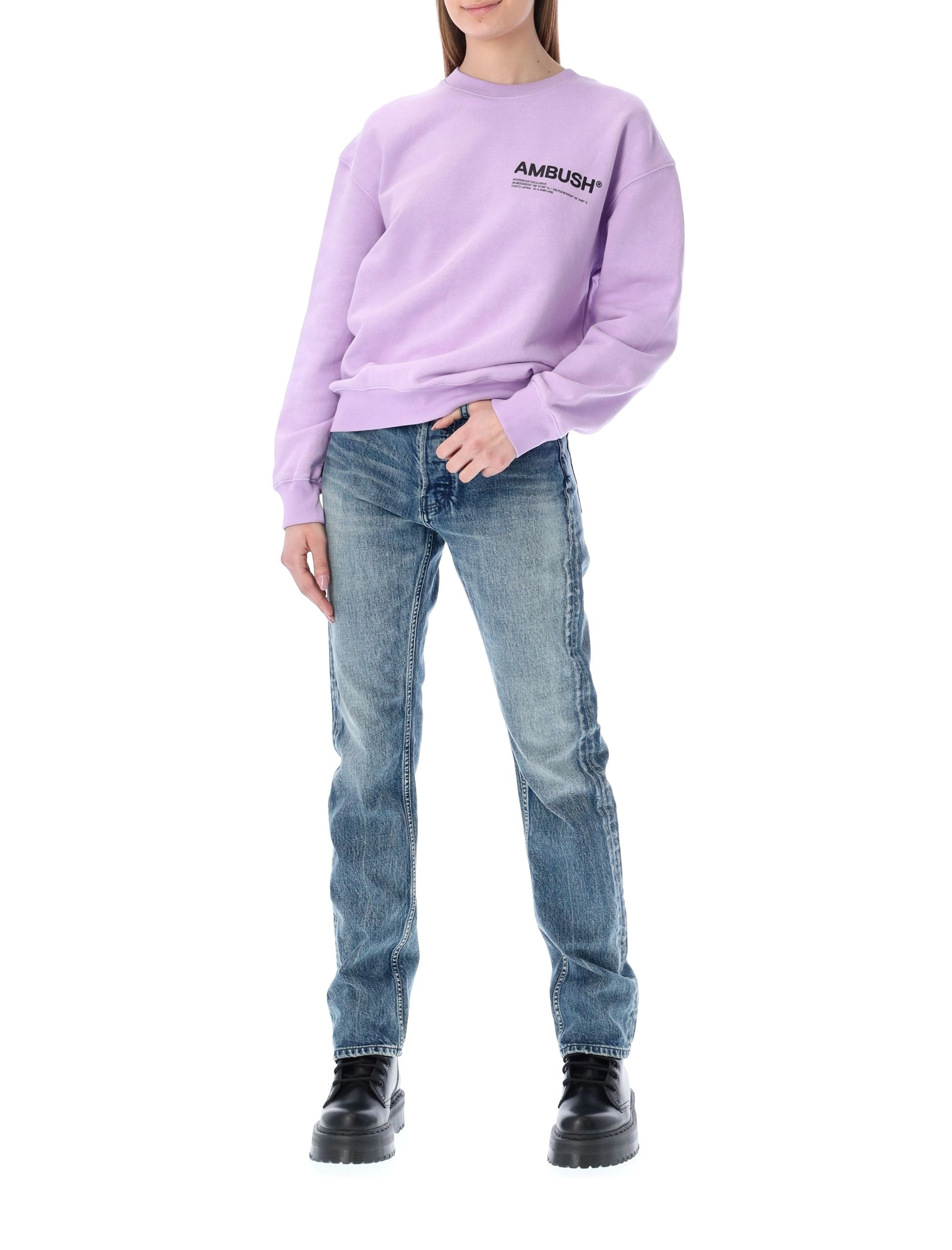 Ambush Logo Printed Crewneck Sweatshirt