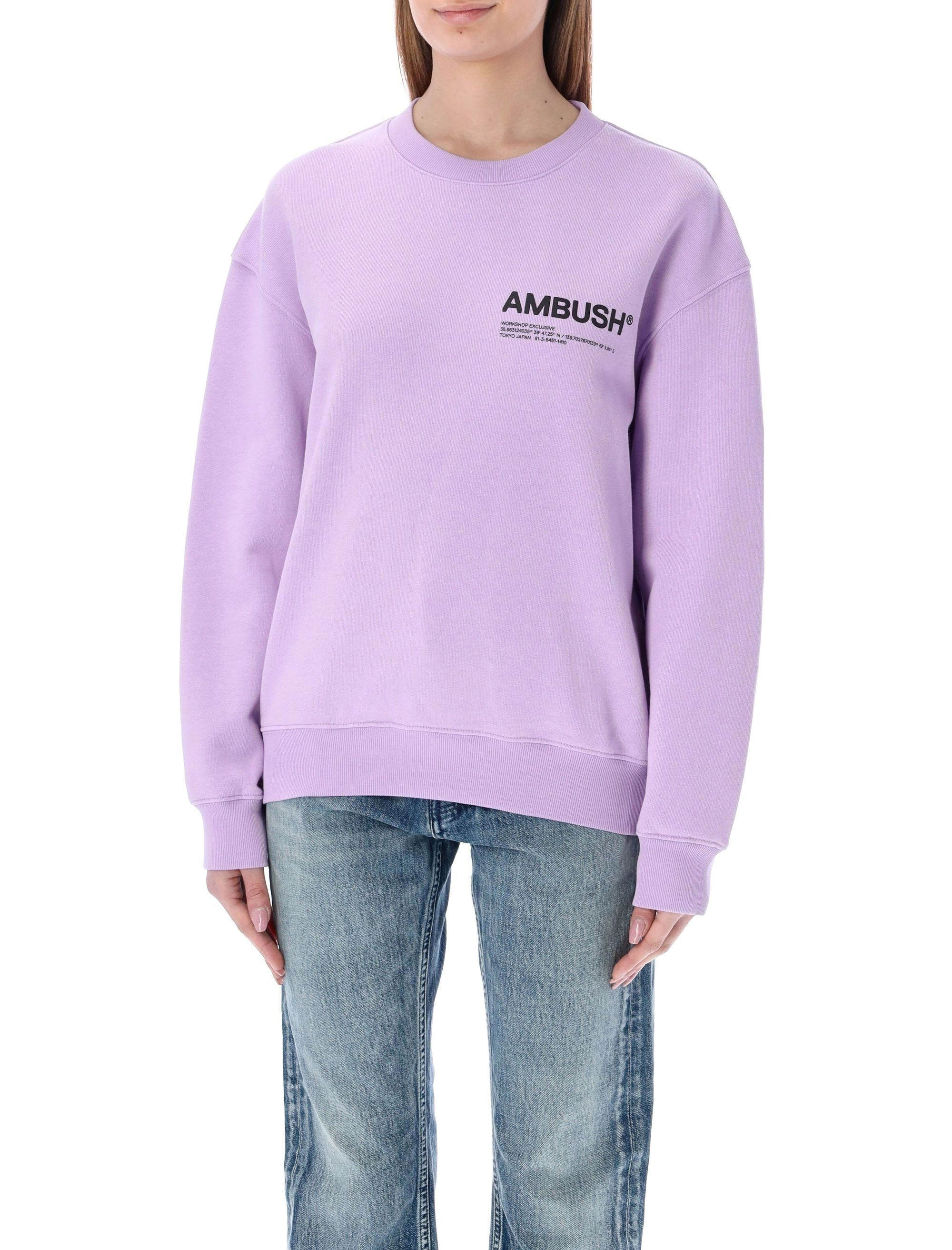 Ambush Logo Printed Crewneck Sweatshirt
