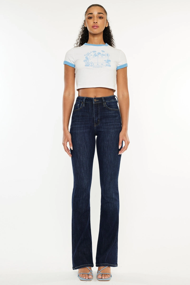 Ami High Rise Bootcut Jeans