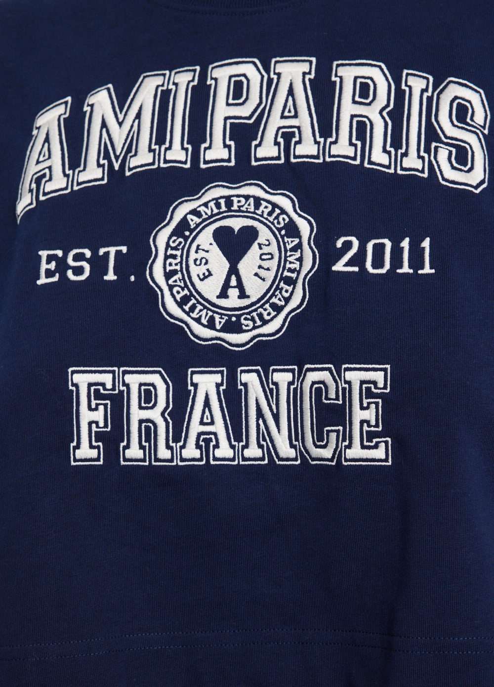 AMI Paris Cropped T-Shirt