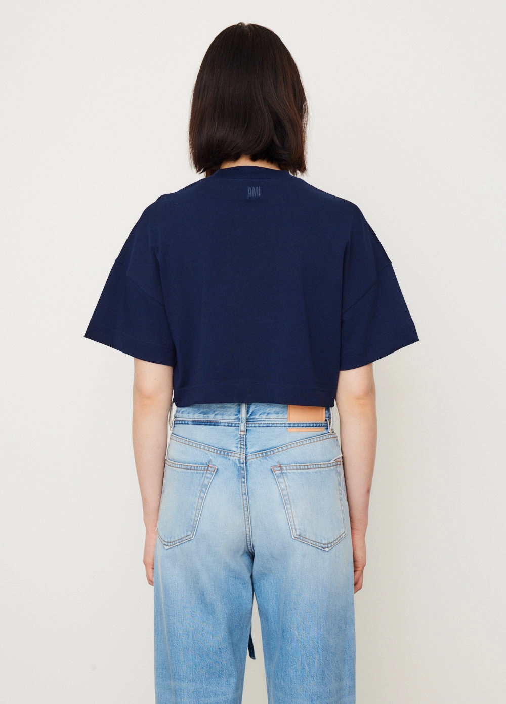 AMI Paris Cropped T-Shirt