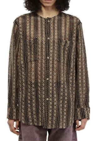 Andersson Bell Floral Embroidered Long Sleeved Shirt