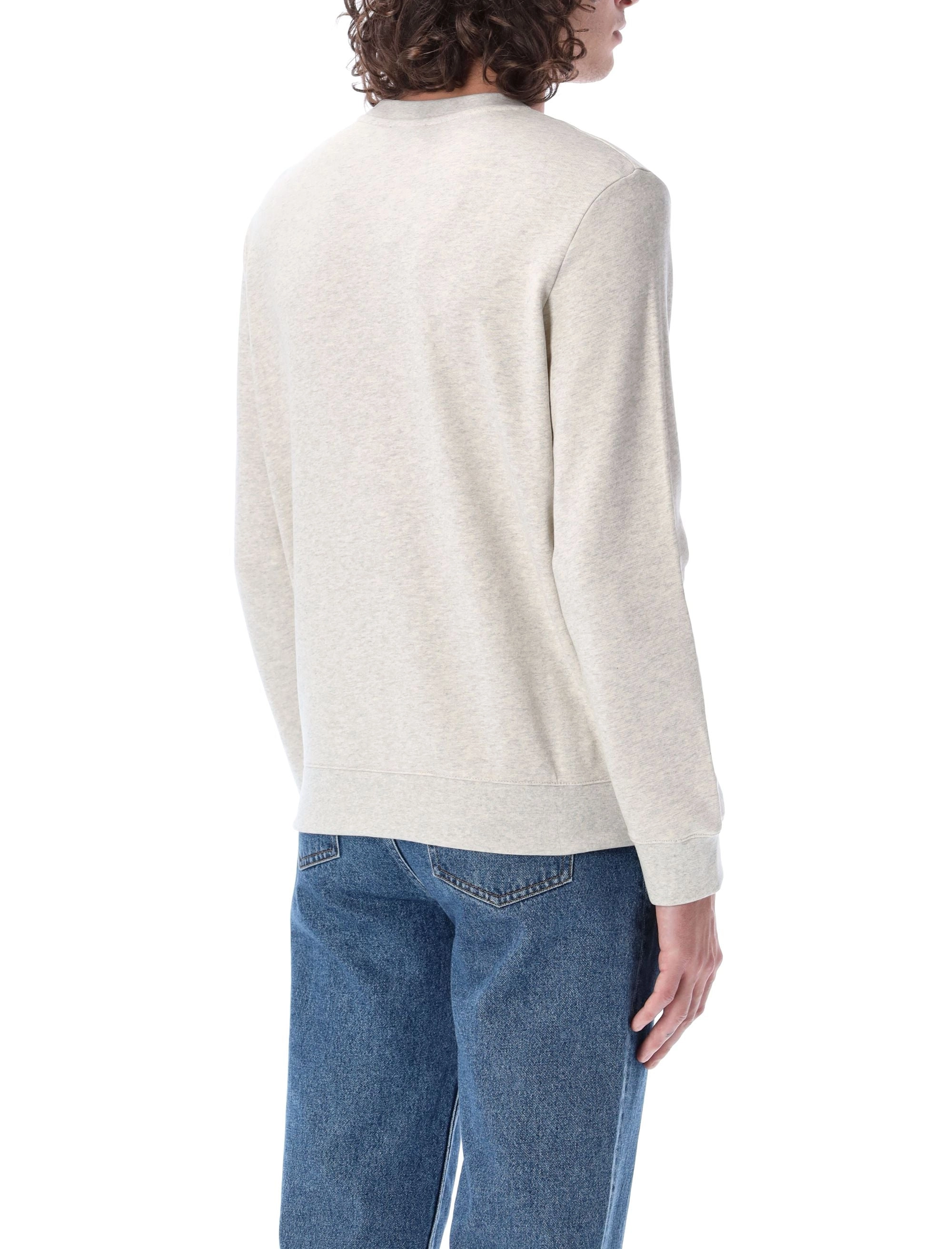 A.P.C. Achille Logo Printed Crewneck Sweatshirt