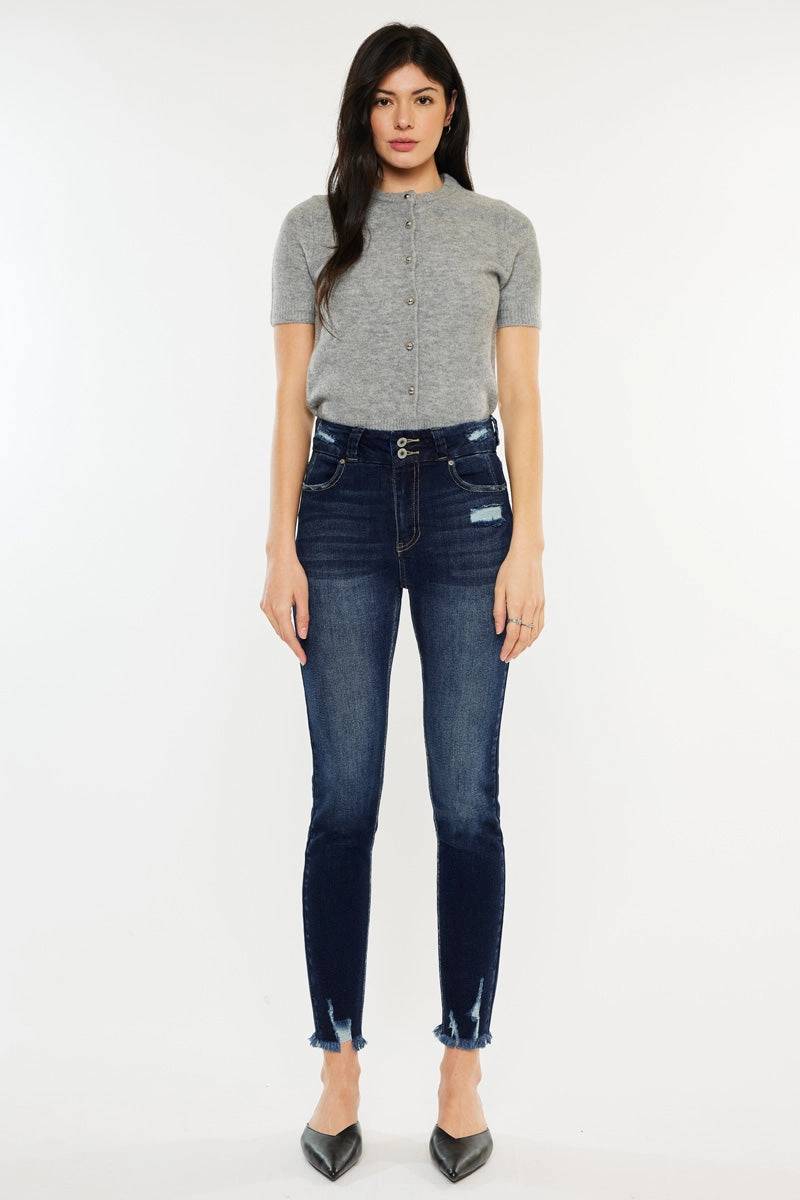 Ariana High Rise Ankle Skinny Jeans