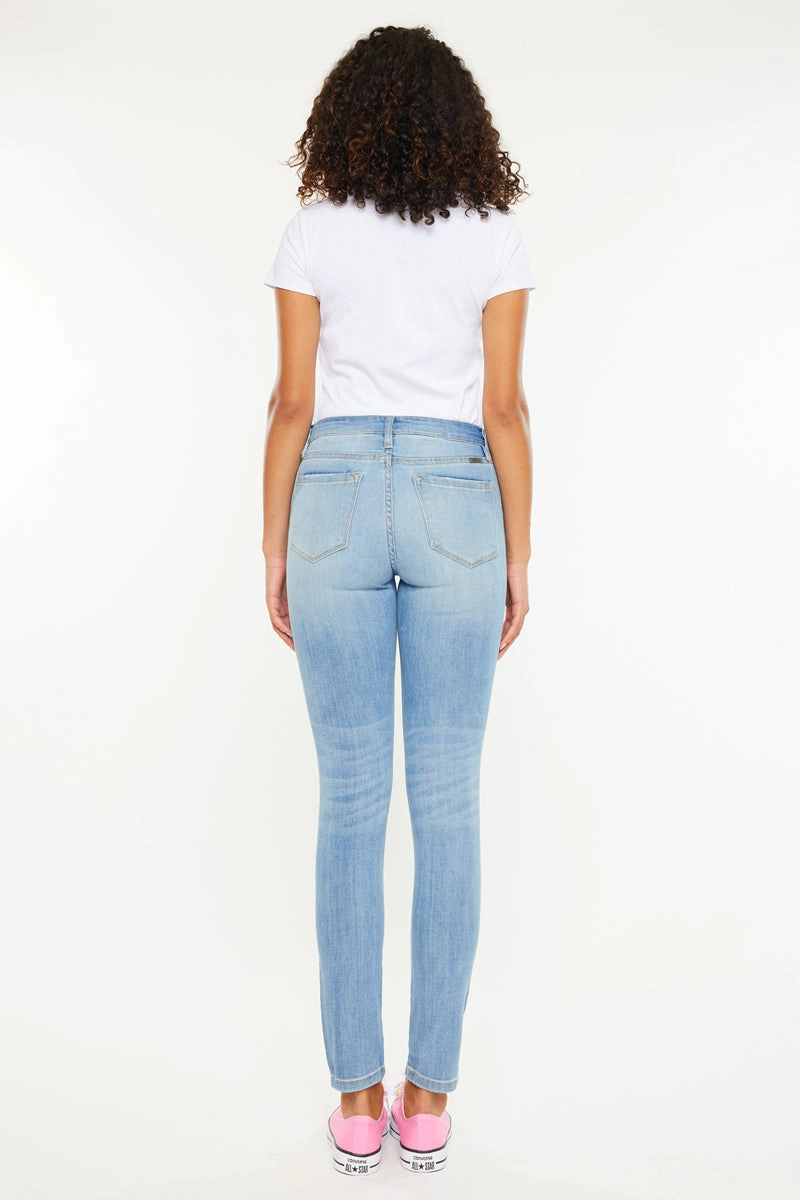 Ashlyn Mid Rise Super Skinny Jeans