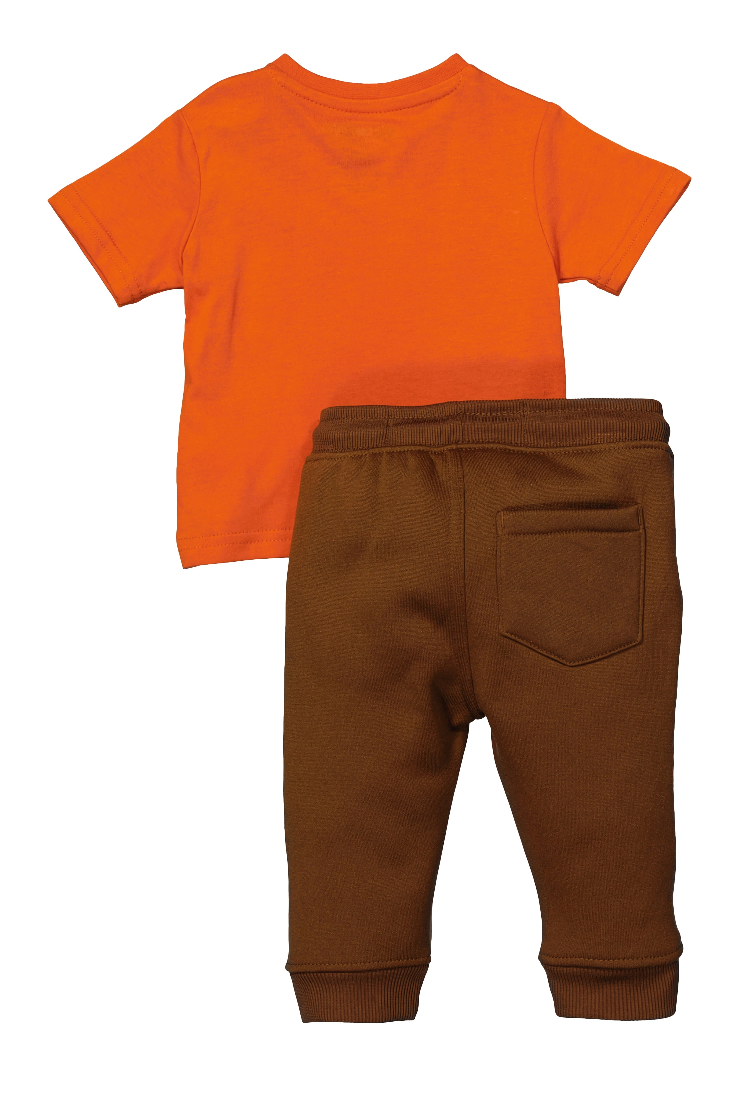 Baby Boys 0-9M Hustle Dog Graphic Tee and Moto Joggers