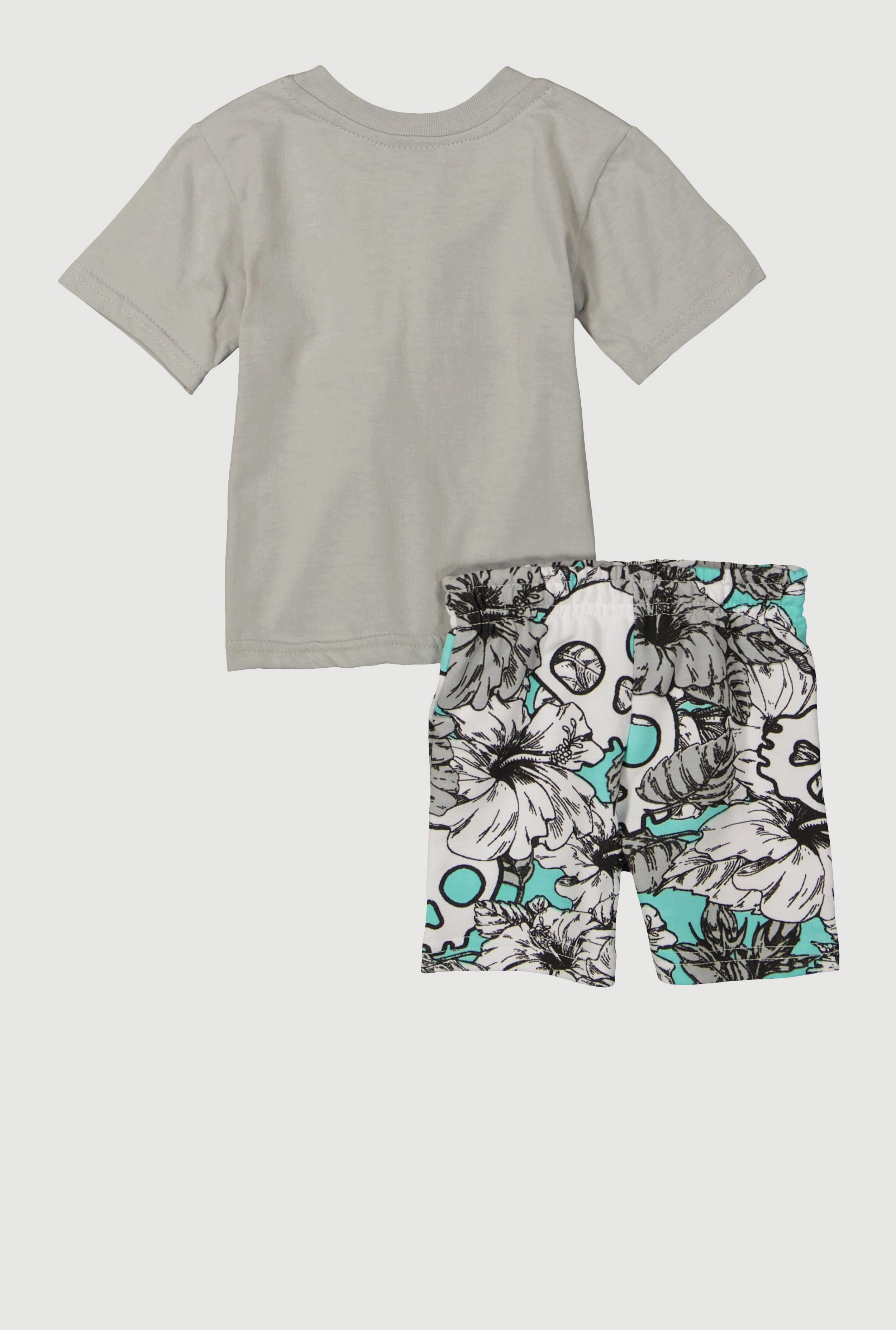 Baby Boys 12-24M Fearless Graphic Tee and Shorts