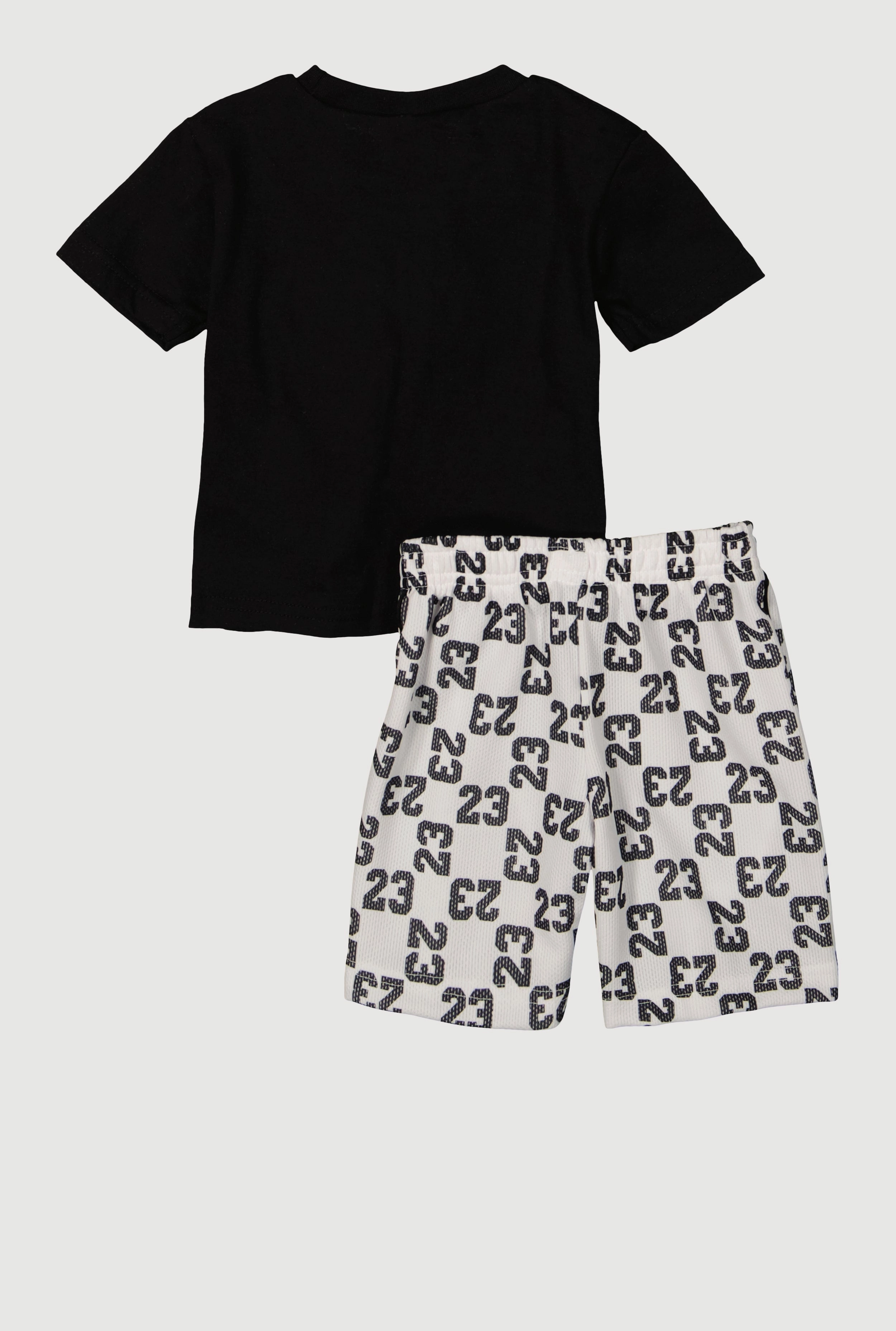 Baby Boys 12-24M Fly Since 23 Graphic Tee and Jersey Mesh Shorts