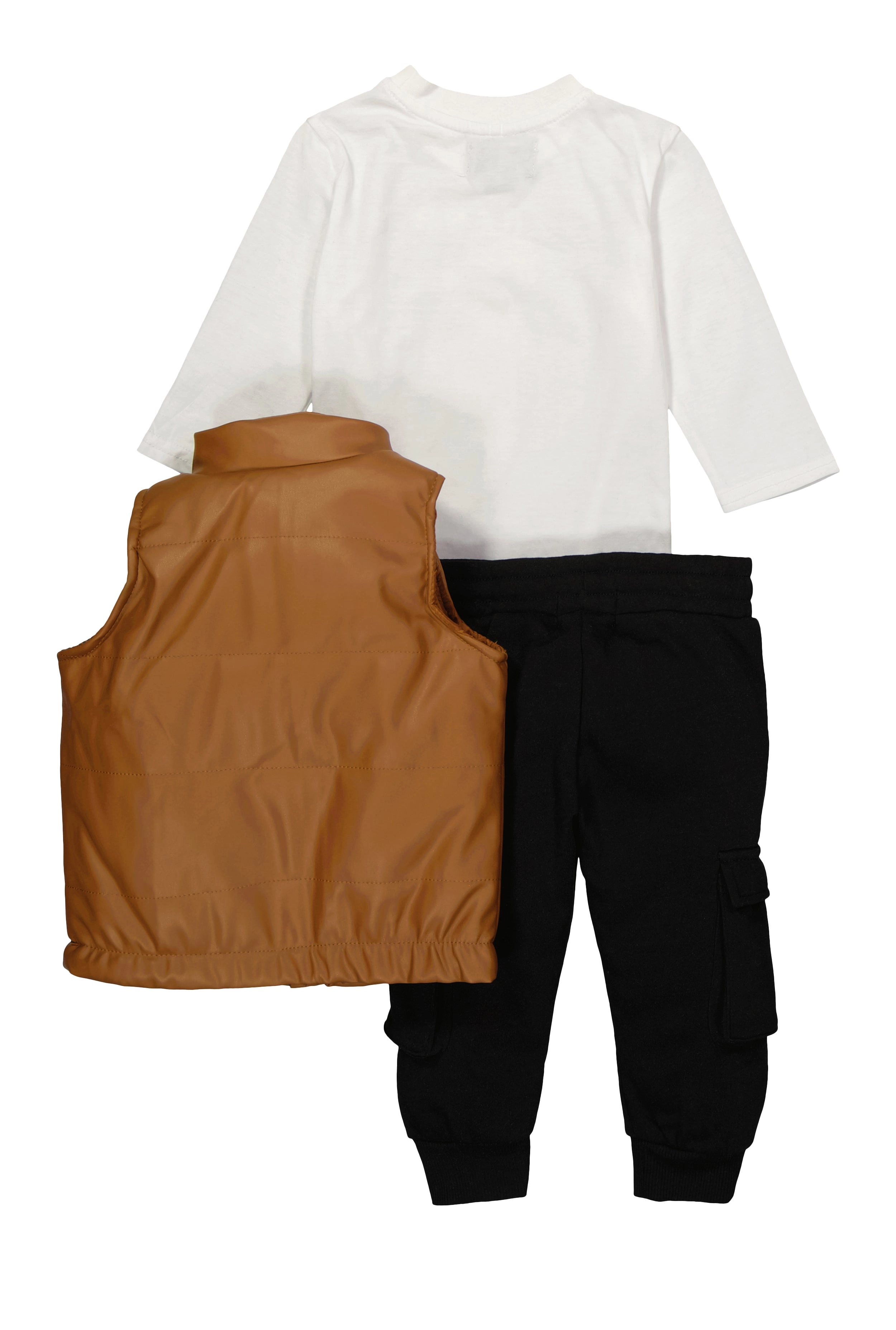 Baby Boys 12-24M Legend Graphic Top with Vest and Joggers