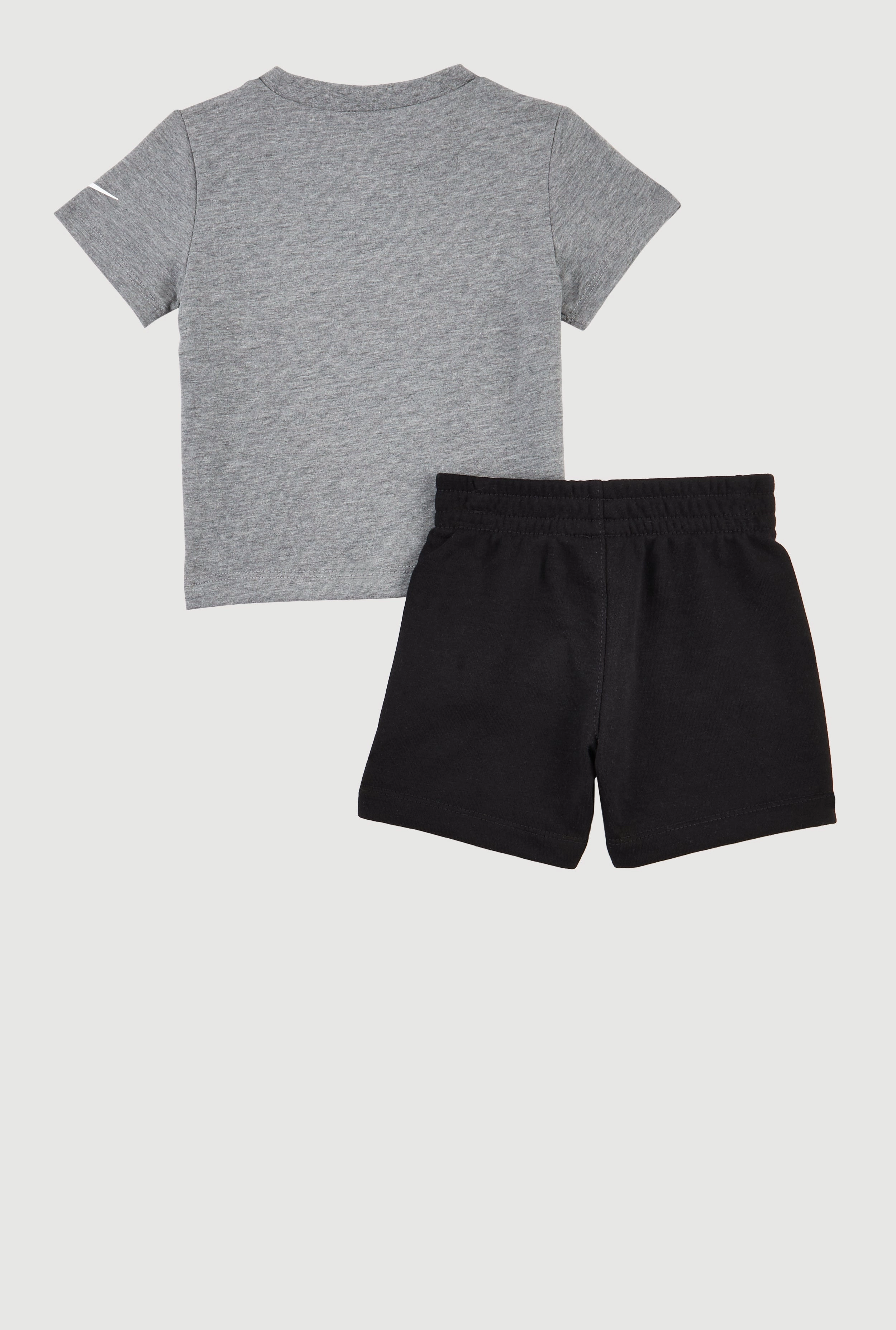 Baby Boys 12-24M Marled Graphic Print Tee and Sweatshorts