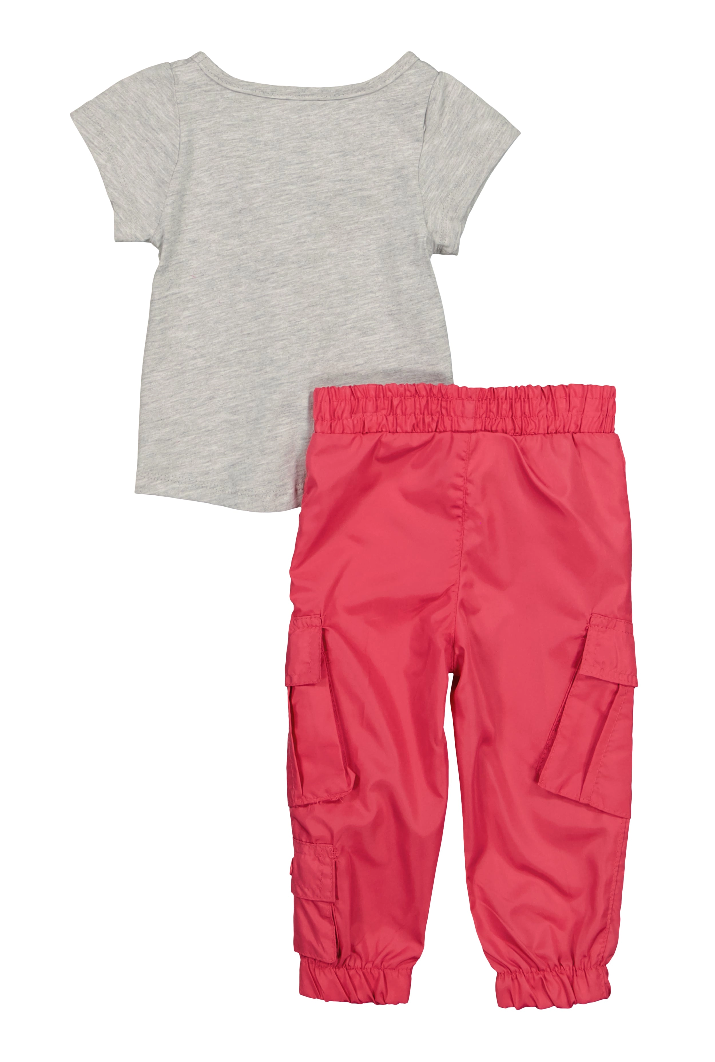 Baby Girls 12-24M Chill Out Bear Tee and Cargo Joggers