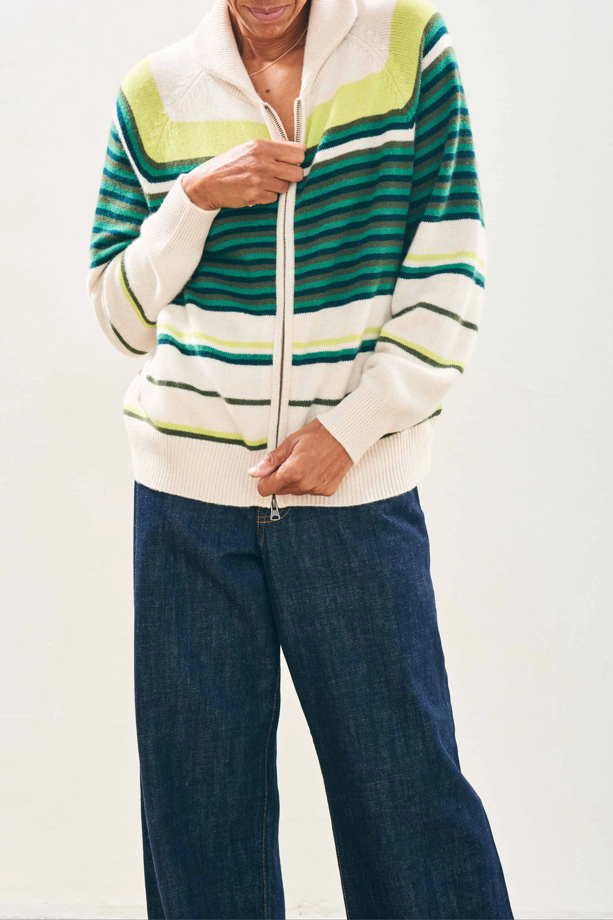 Baja Stripe Zip
