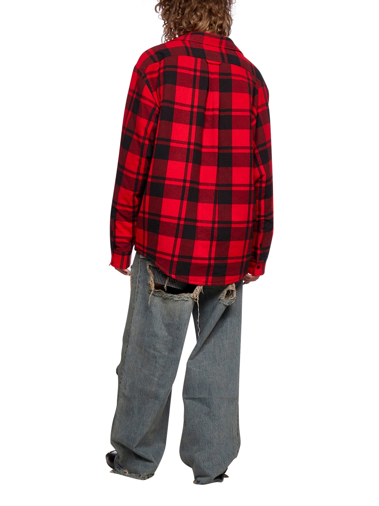 Balenciaga Asymmetric Checked Shirt