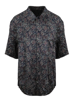 Balenciaga Paisley Short-Sleeved Shirt