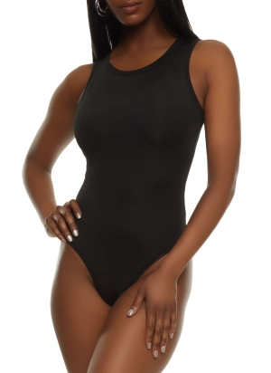 Basic Crew Neck Tank Bodysuit