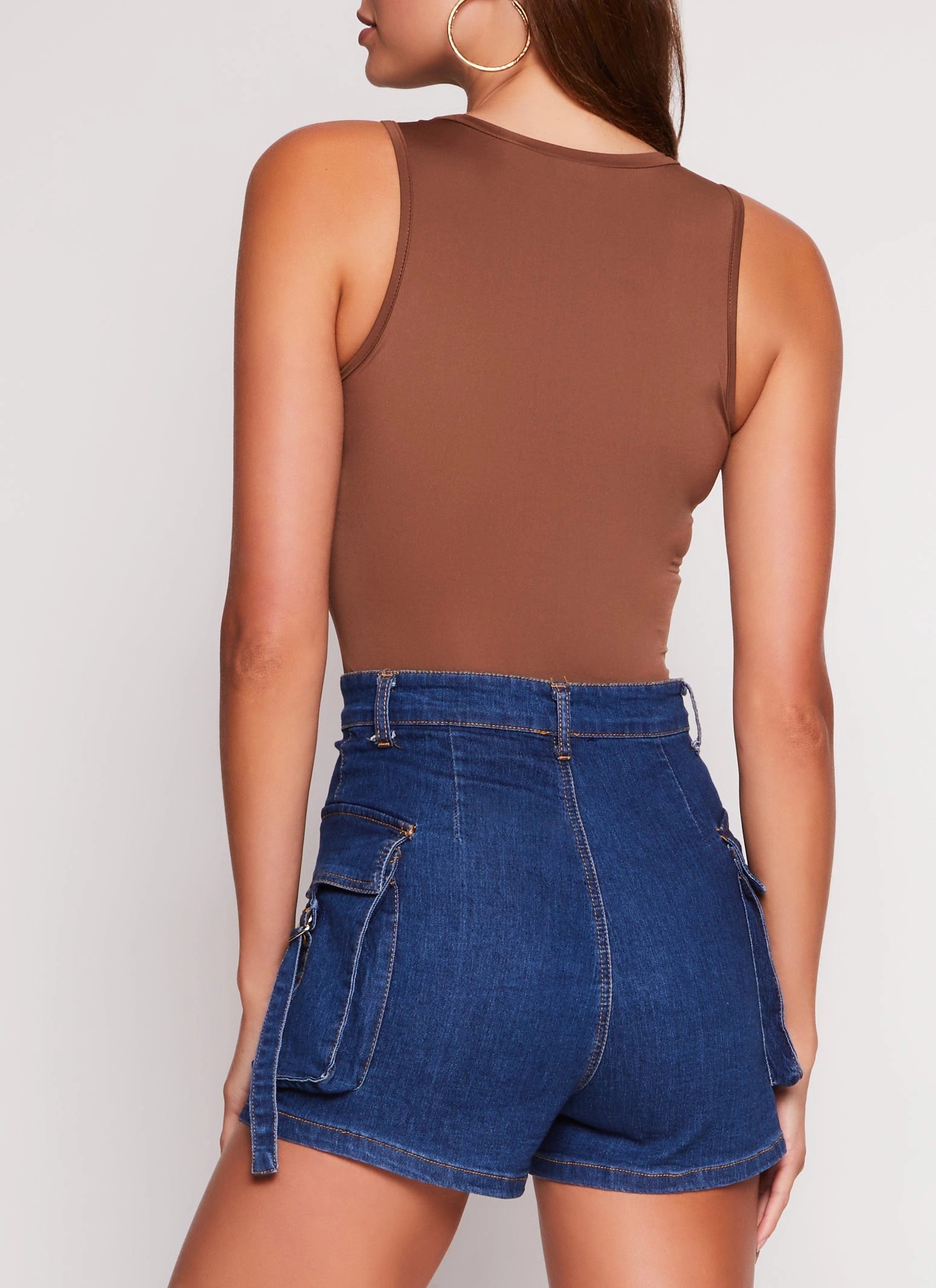 Basic Crew Neck Tank Bodysuit