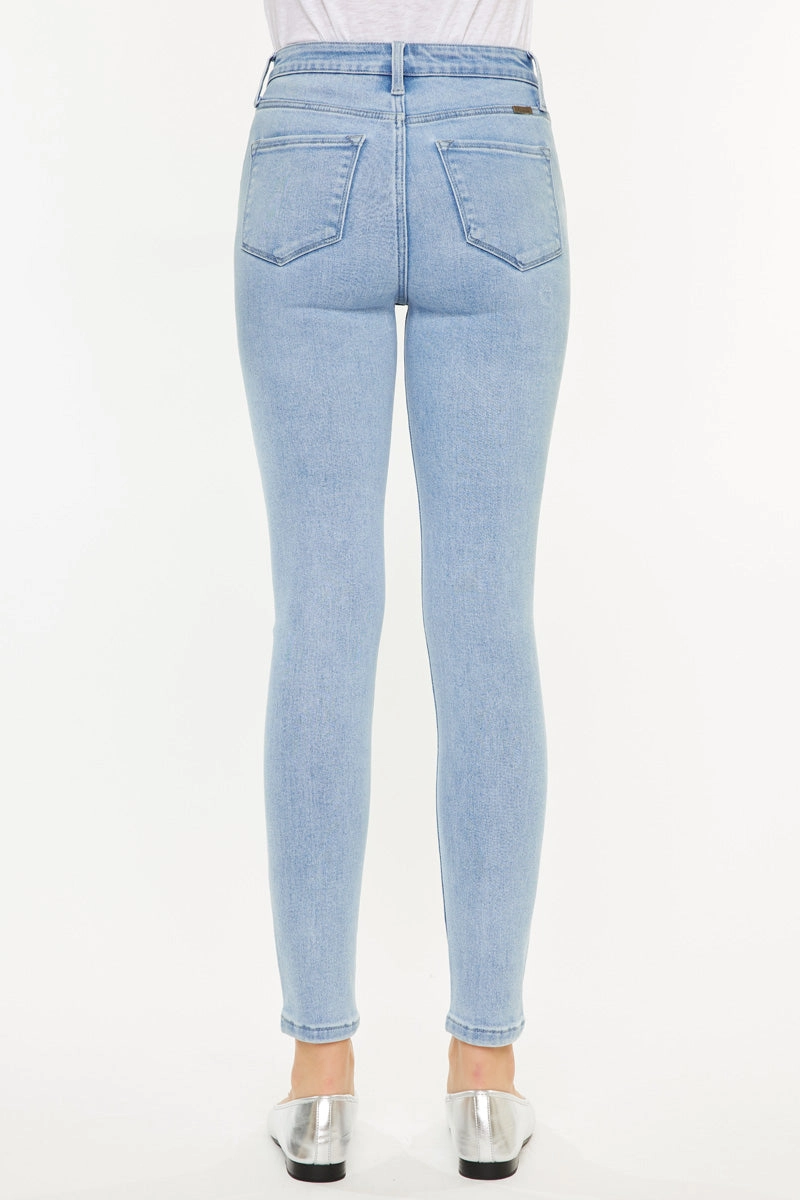 Bev Essentials High Rise Ankle Skinny Jeans
