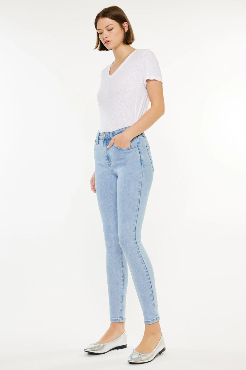 Bev Essentials High Rise Ankle Skinny Jeans