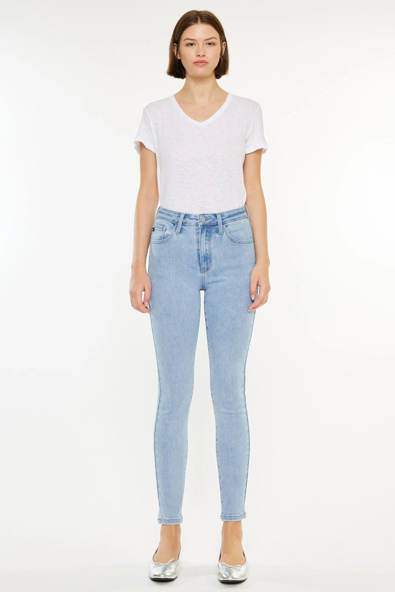 Bev Essentials High Rise Ankle Skinny Jeans
