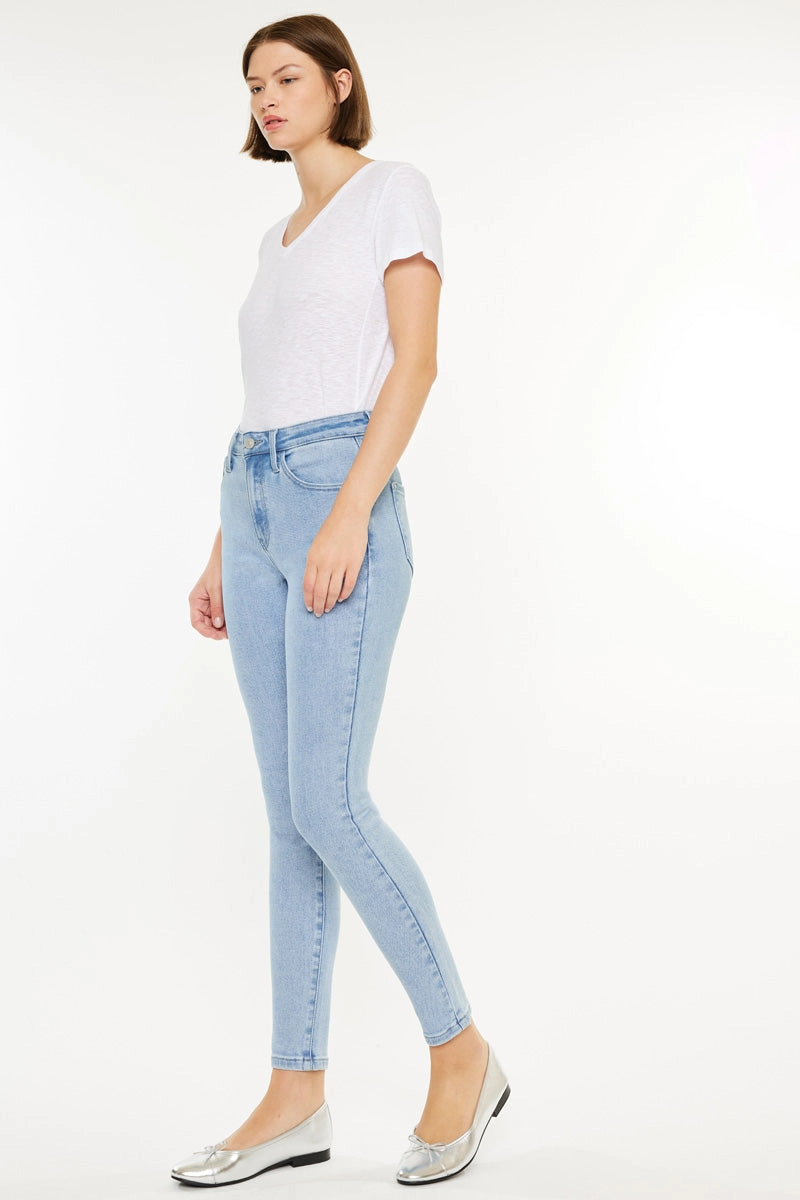 Bev Essentials High Rise Ankle Skinny Jeans