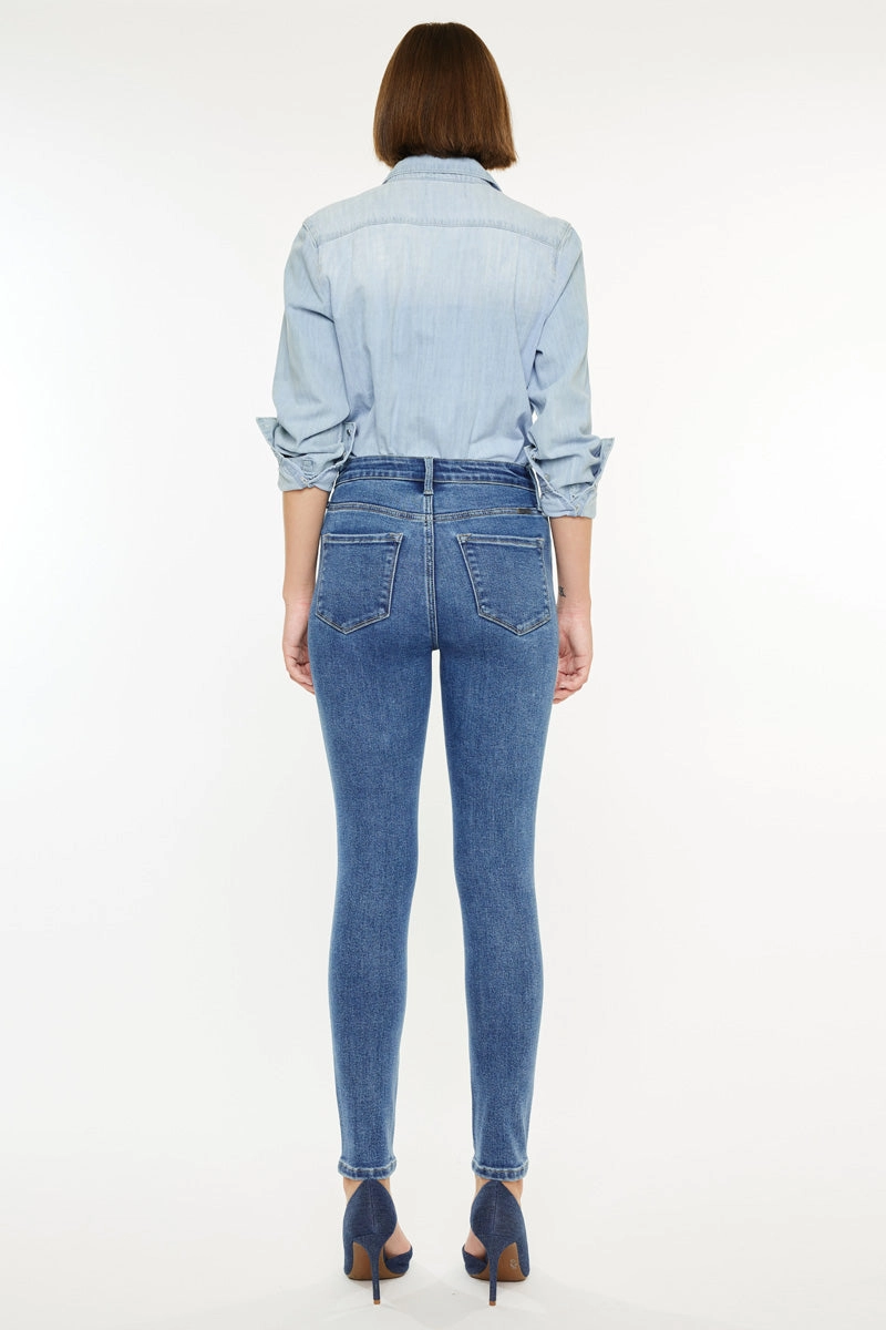 Bev Essentials High Rise Ankle Skinny Jeans
